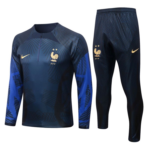 Trainings-Sweatshirt Frankreich 2023 Blau 3